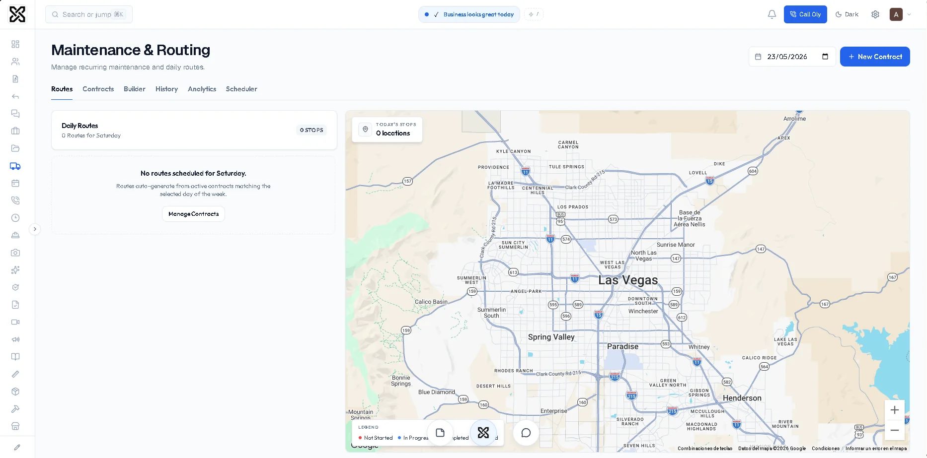 Routing — crew dispatch & route optimisation